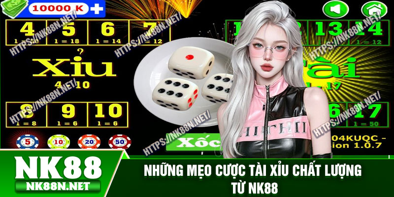 Những mẹo cược tài xỉu chất lượng từ Nk88